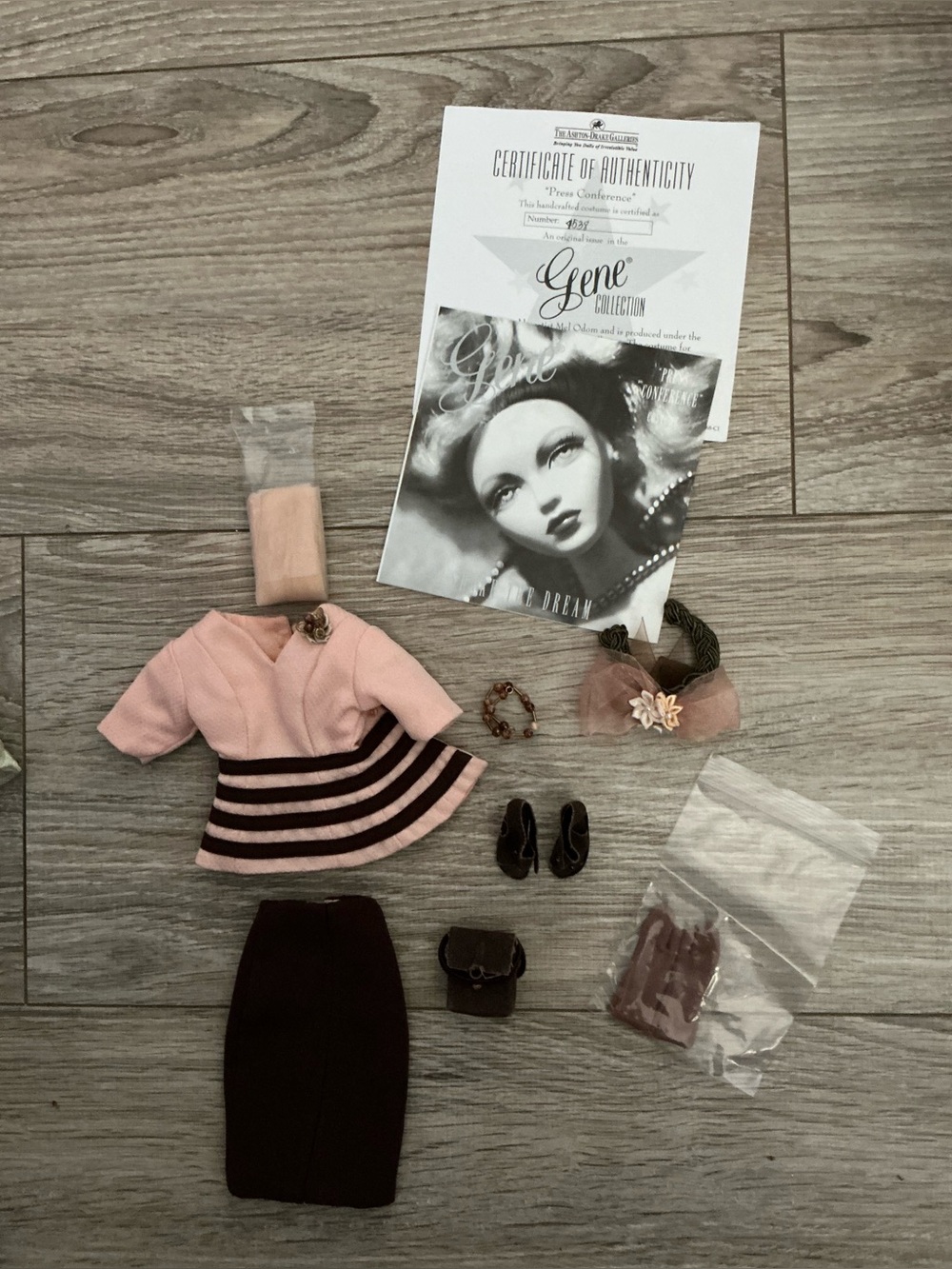 1999 Ashton Drake Gene Doll Press Conference Outfit